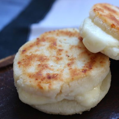 Arepa with Fresh Cheese