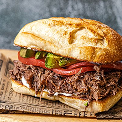 Shredded Beef Sandwich