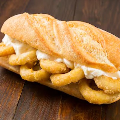 Calamari mini sandwich