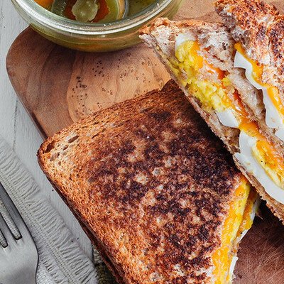Fresh Cheese & Egg Sandwich