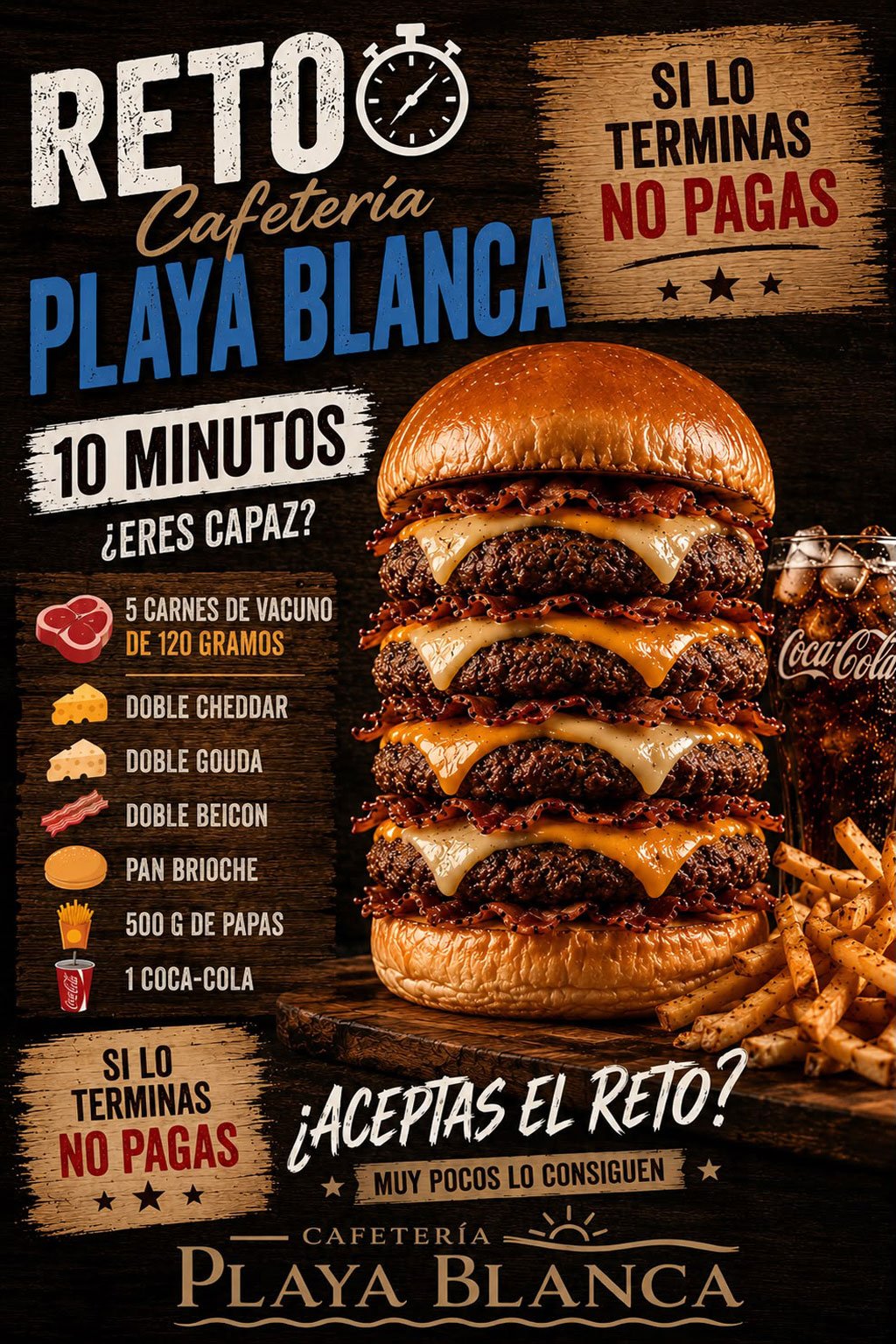 Reto cafetería playa blanca
