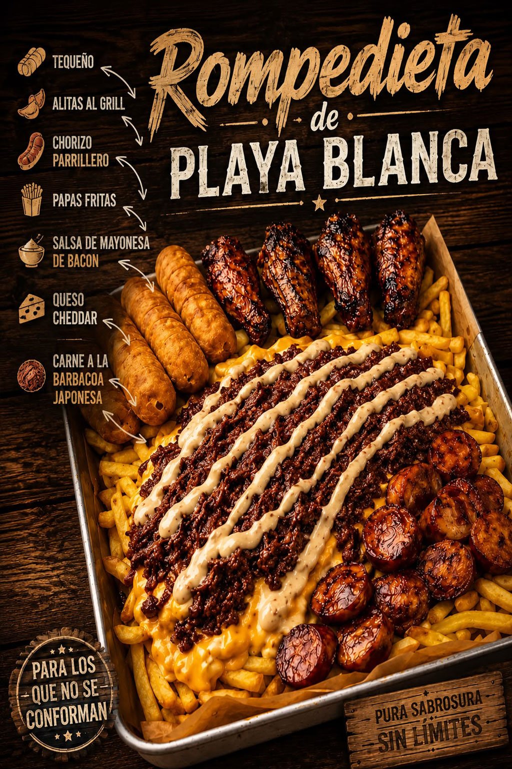 Rompe Dieta de cafetería playa blanca