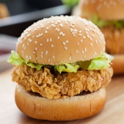 Breaded Chicken Burger